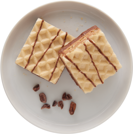 Triple chocolate Flavoured wafers ويفر بنكهة الشكولاة الغنية